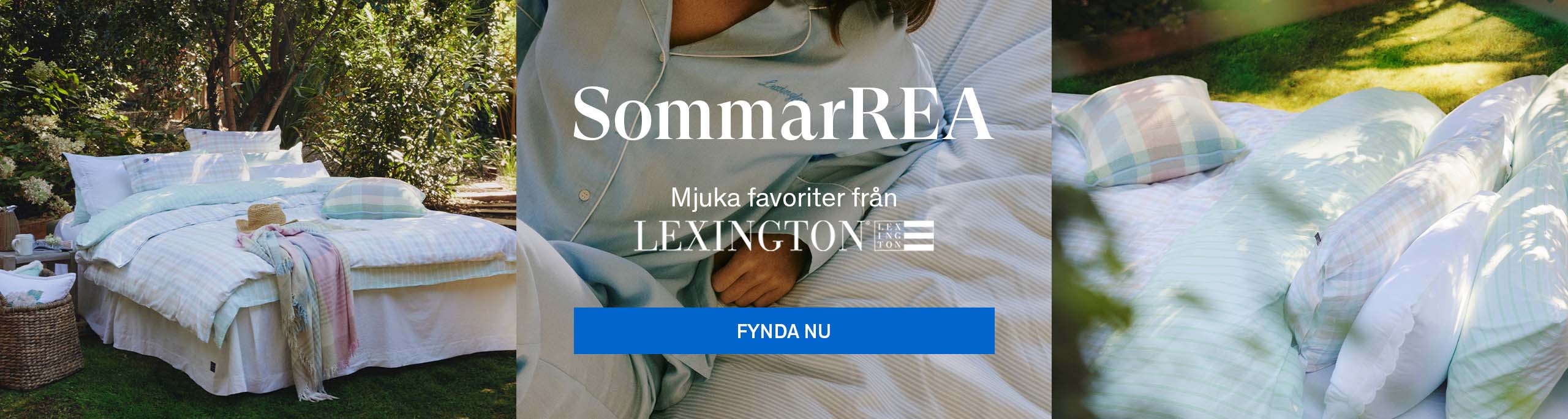 SommarREA! Mjuka favoriter fr&aring;n Lexington. Fynda nu.